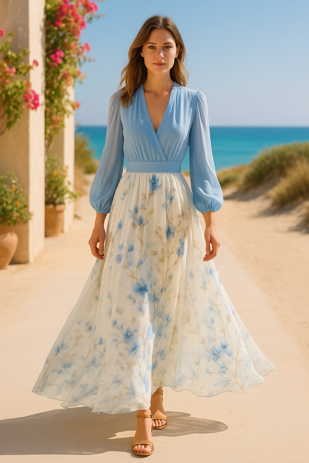 Livia™ | Kwiatowa Sukienka Maxi