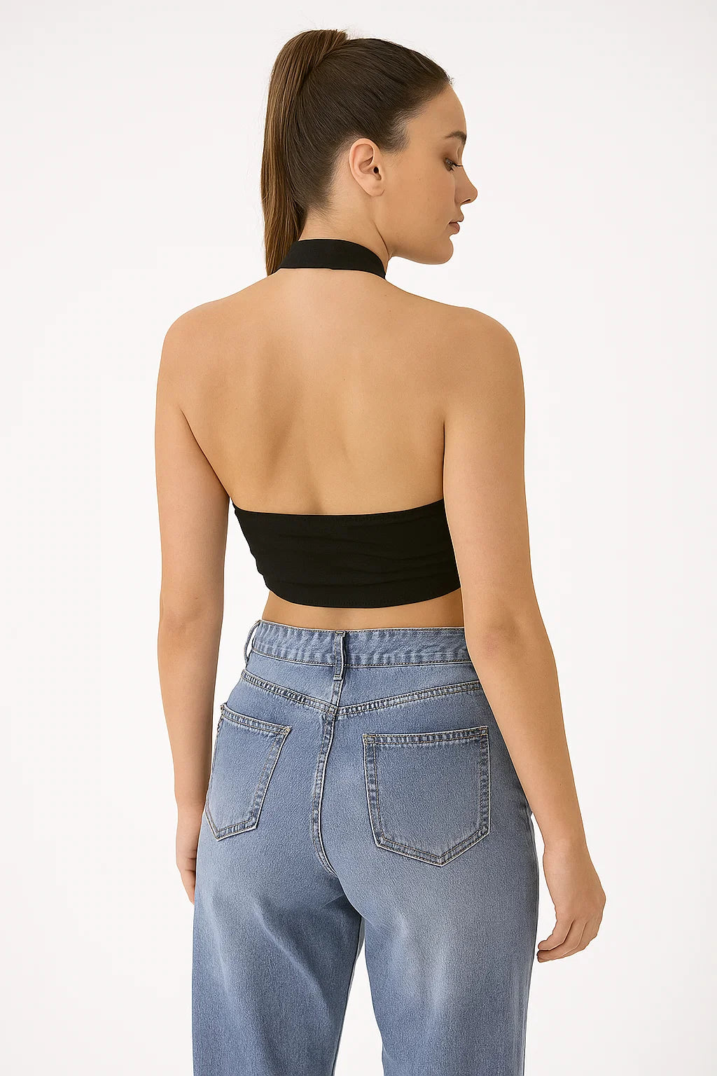 Livia™ | Top Halter Krótki