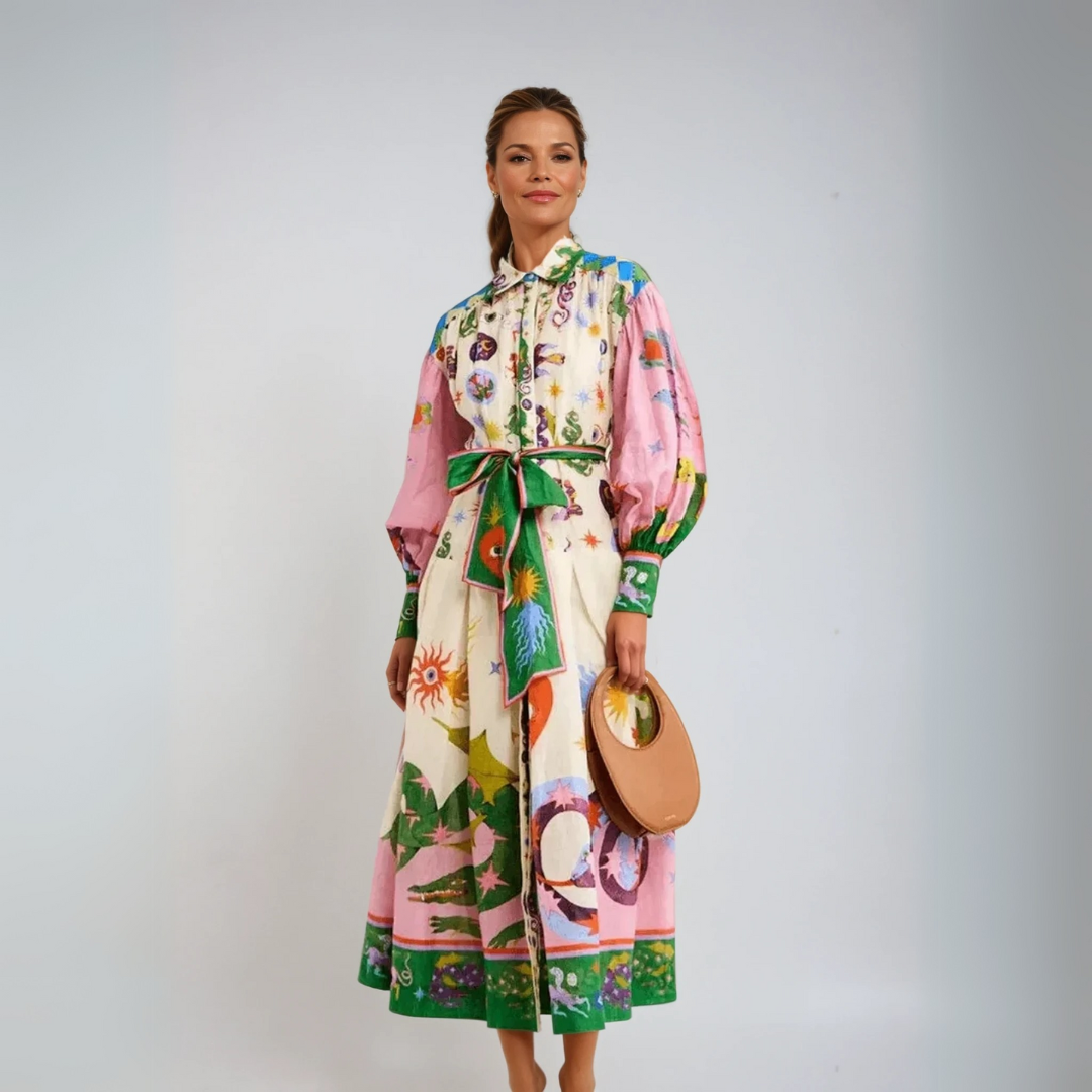 Amelia™ | Elegancka Włoska Sukienka Maxi