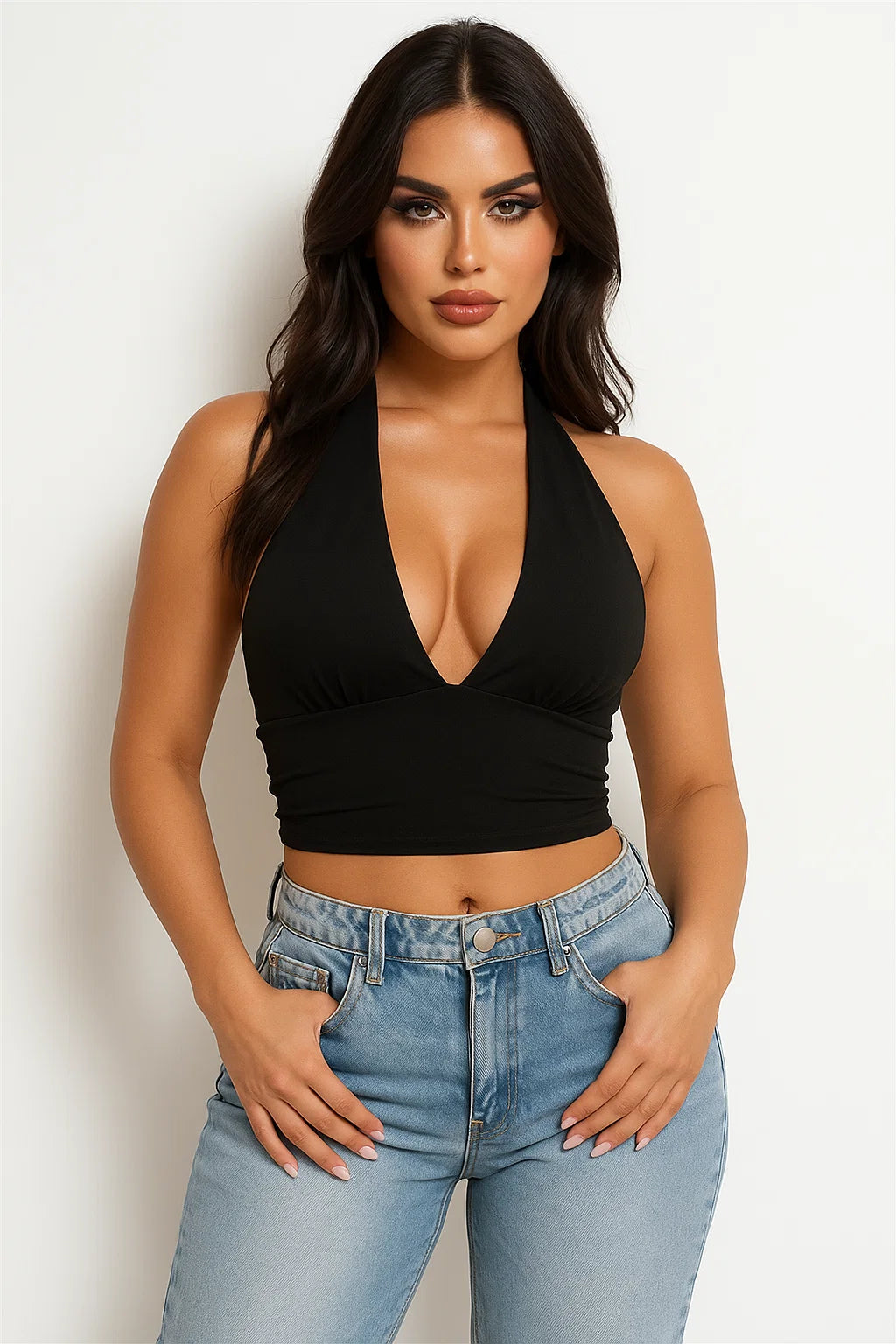 Livia™ | Top Halter Krótki