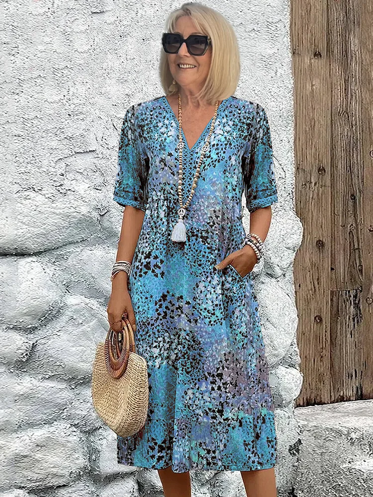 Beata – kolorowa sukienka